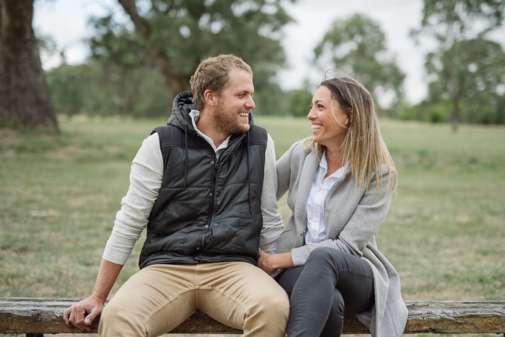 Loved up couple who are now married in Dunkeld