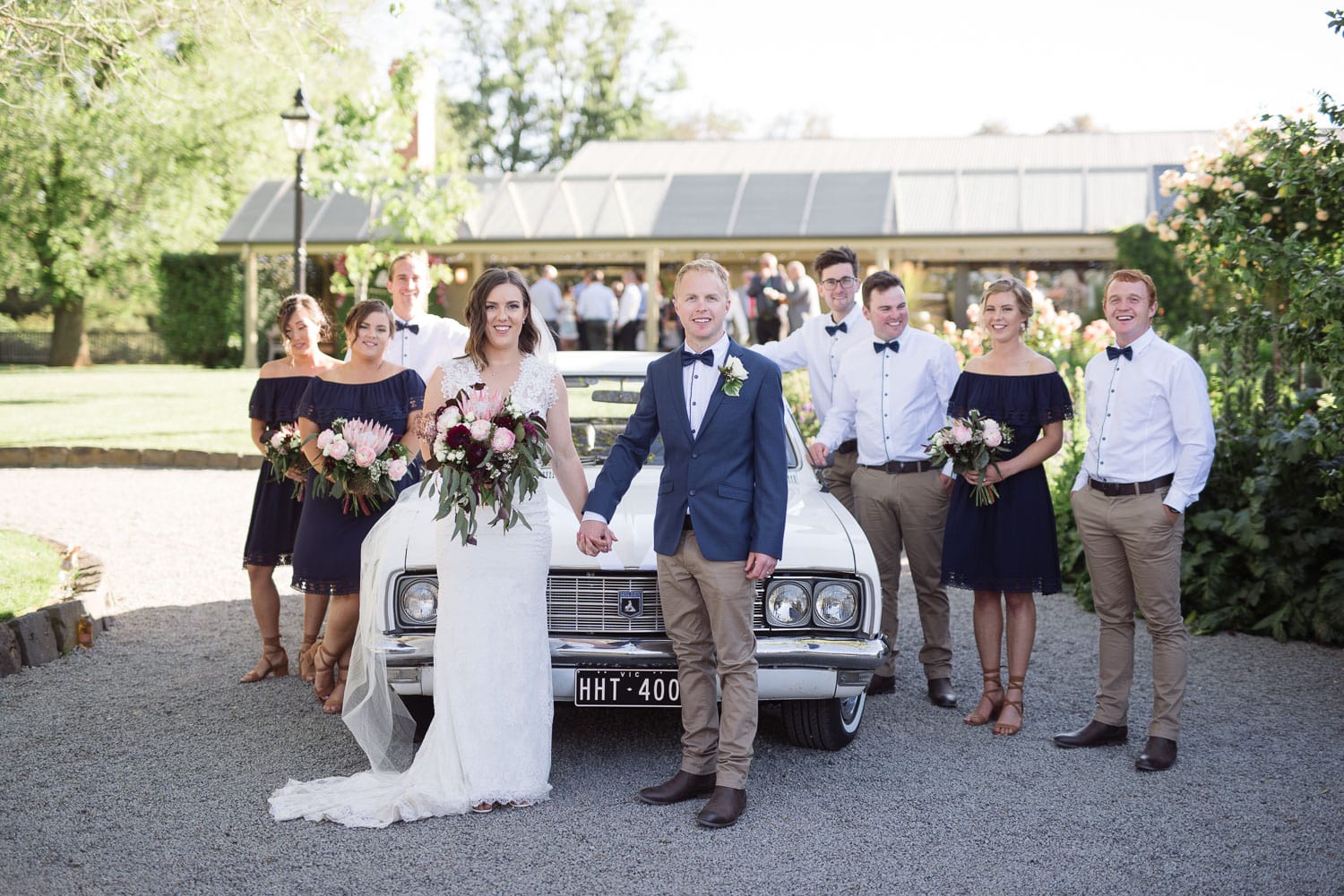 Wedding car near Narmbool homestead