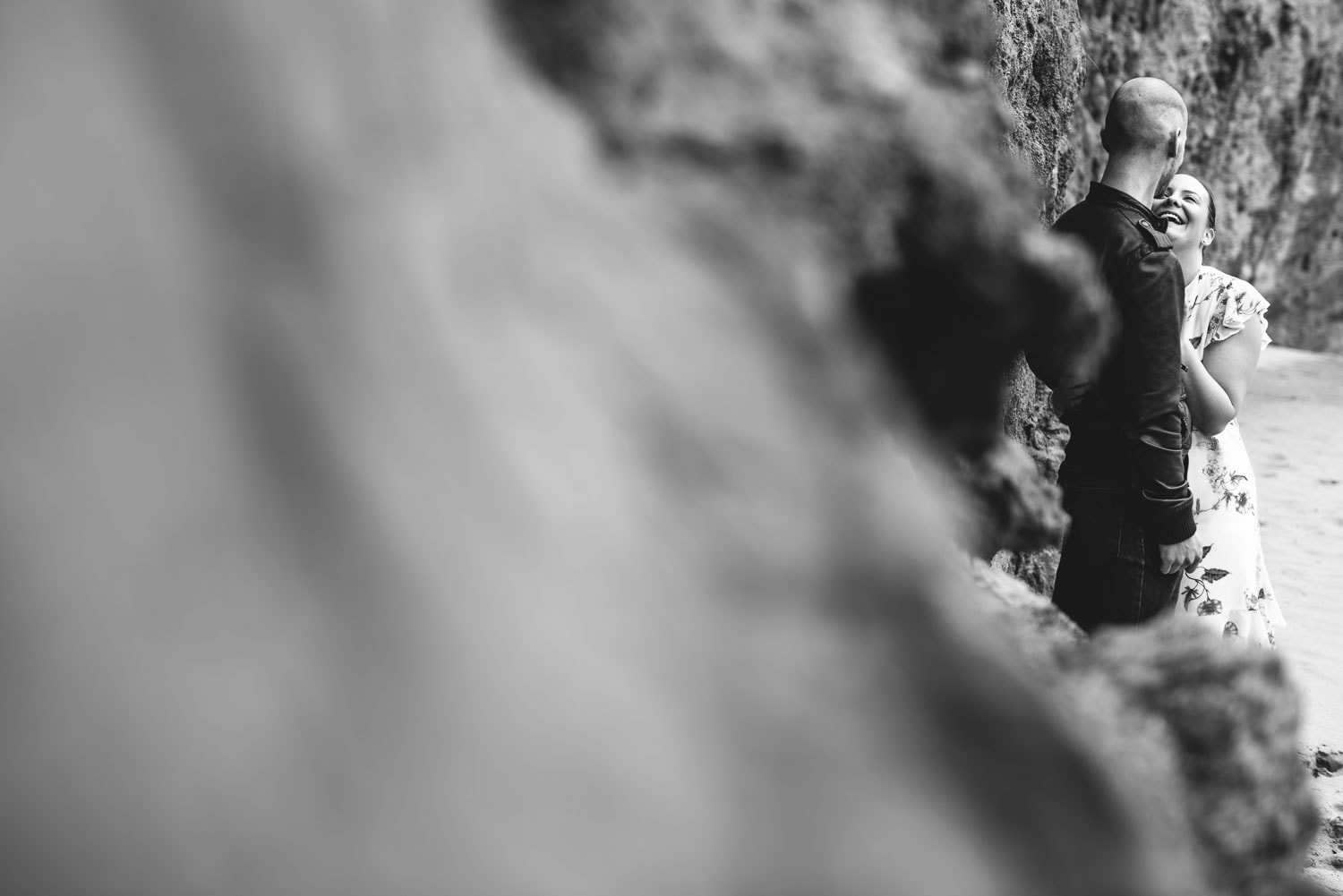 Lochard Gorge engagement portraits