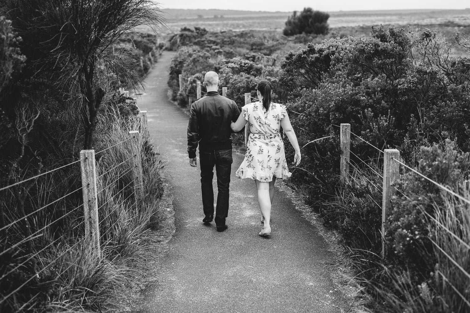Couple Walking near Loch Ard Gorge