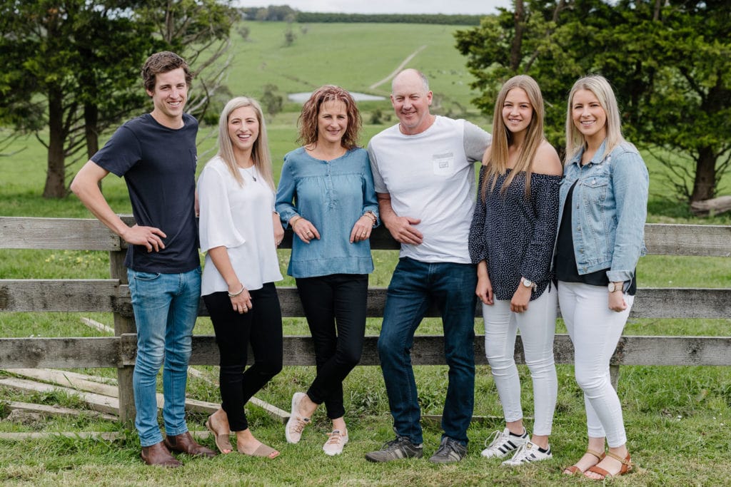Dyunhoven family portrait near Timboon