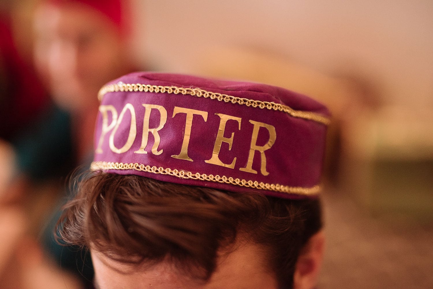 Porter's hat at Underground Cinema Hotel