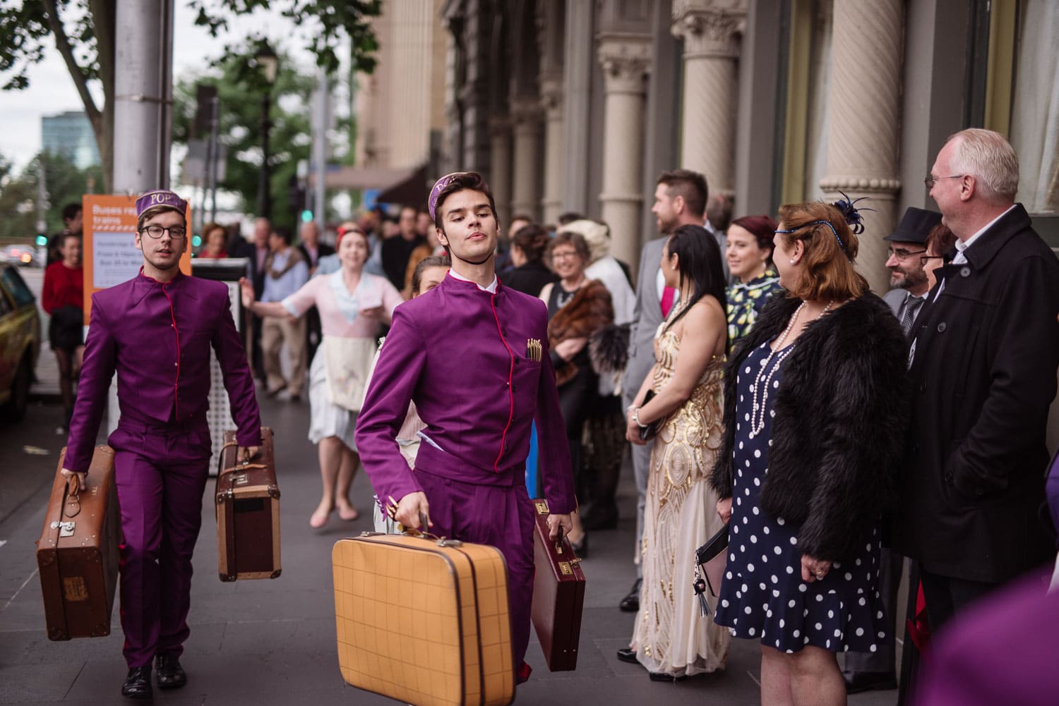 Porter outside Hotel Windsor in Melbourne