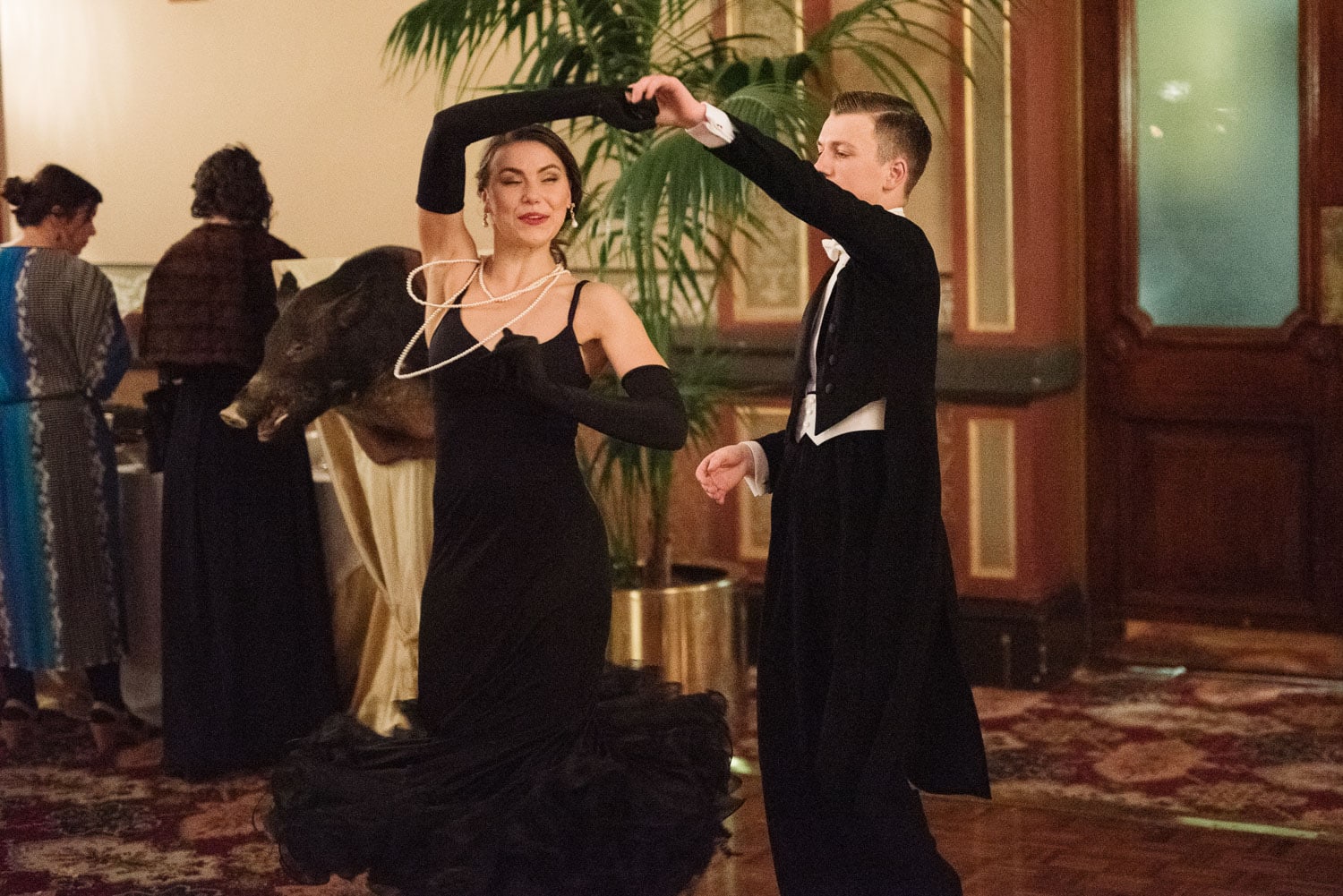 Ballroom dancing at the Hotel Windsor