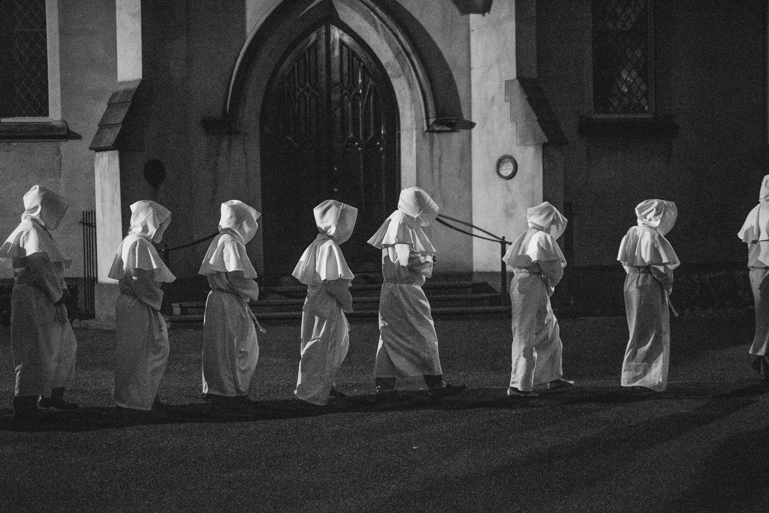 Hooded monks in Melbourne