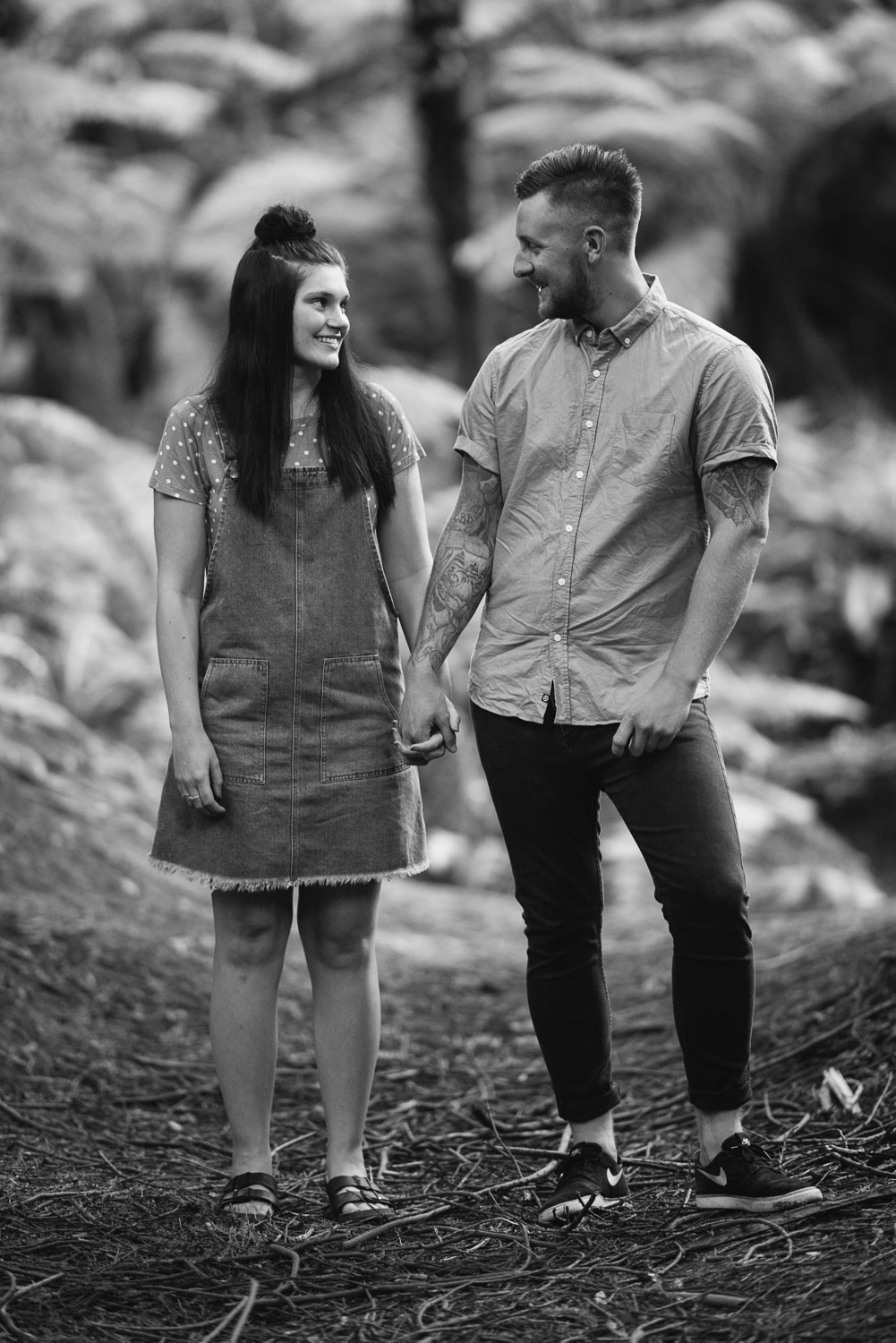 Relaxed couple near Apollo Bay