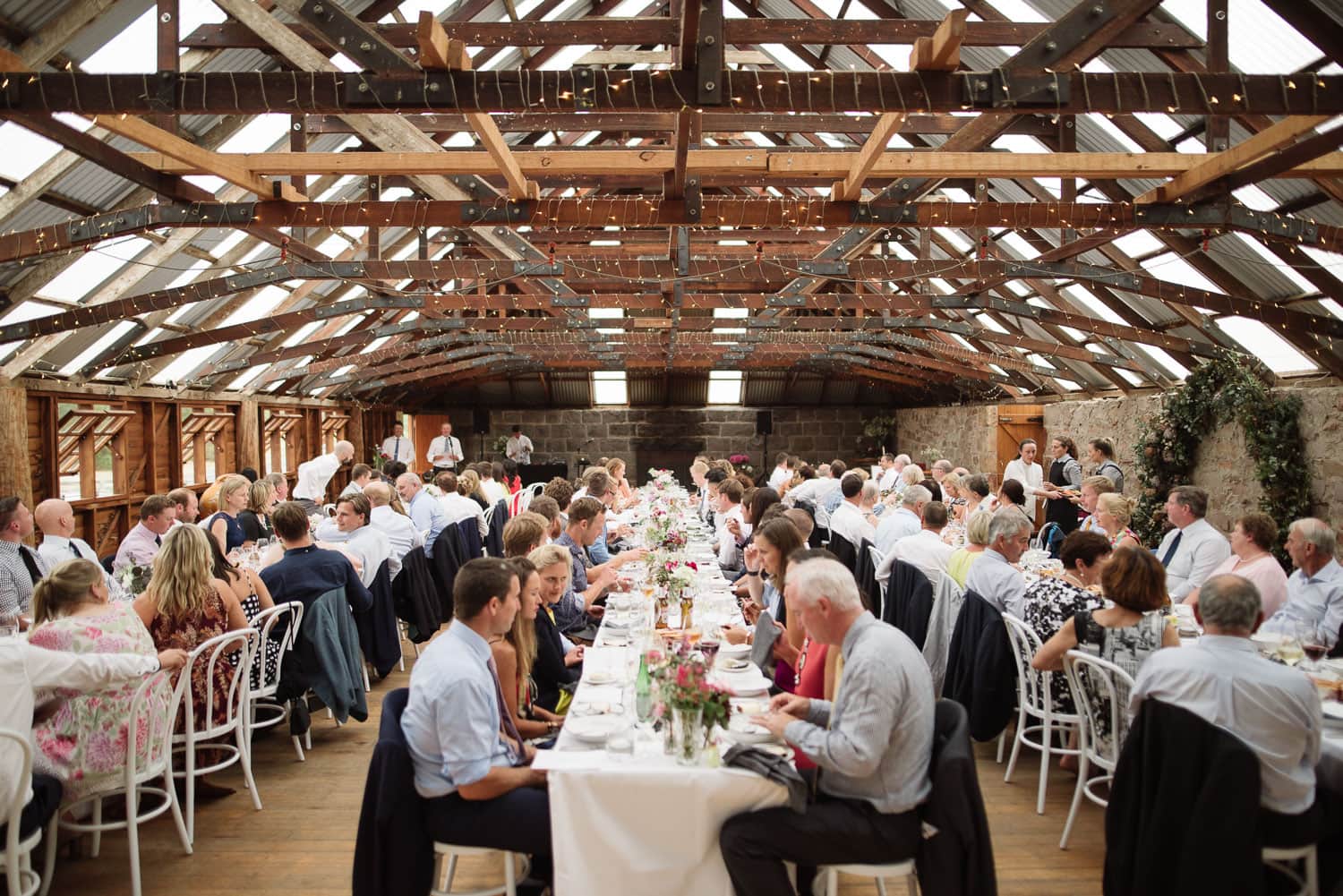 Mt Sturgeon Homestead's Woolshed near Hamilton hosting a Wedding