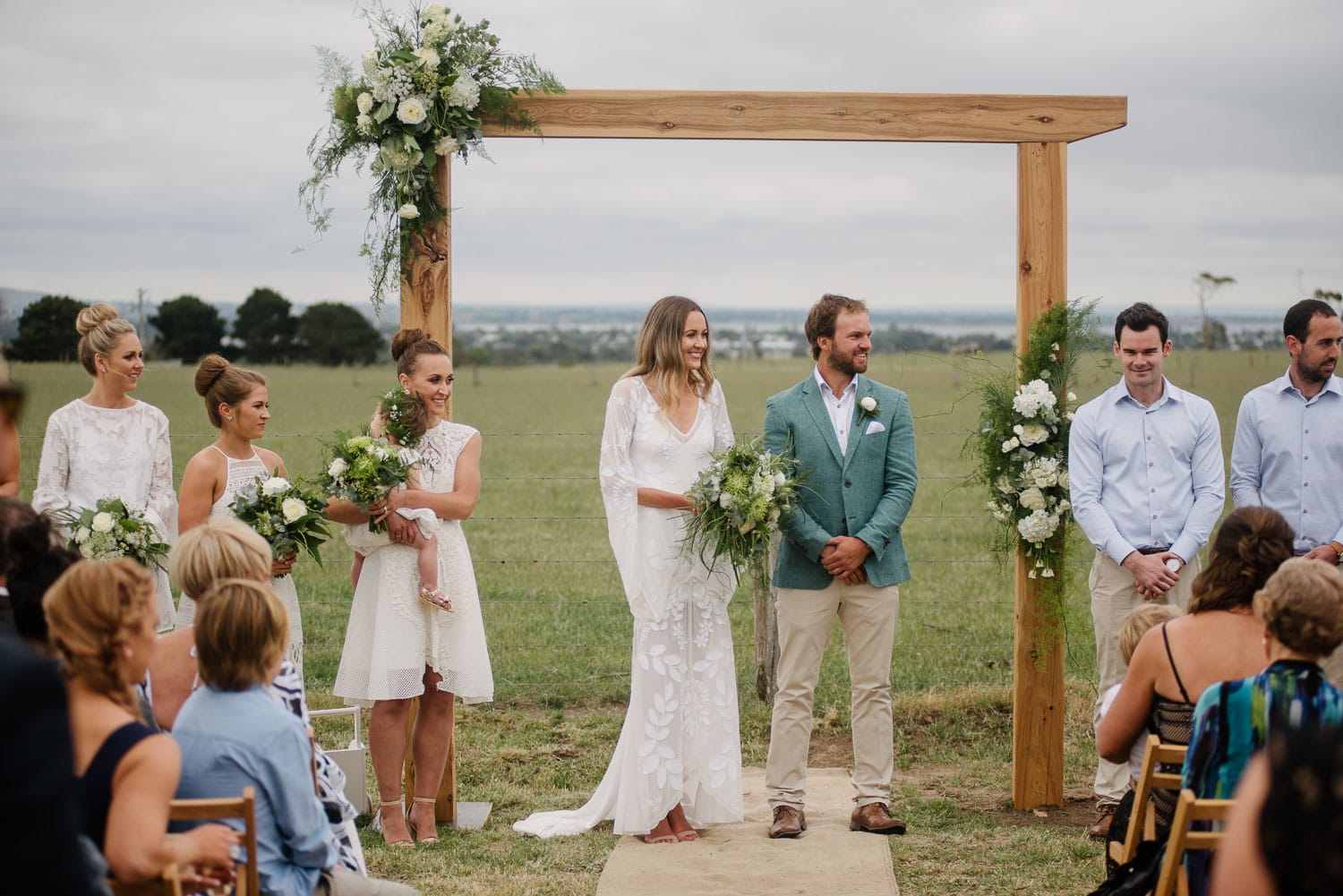 Backyard wedding near Colac