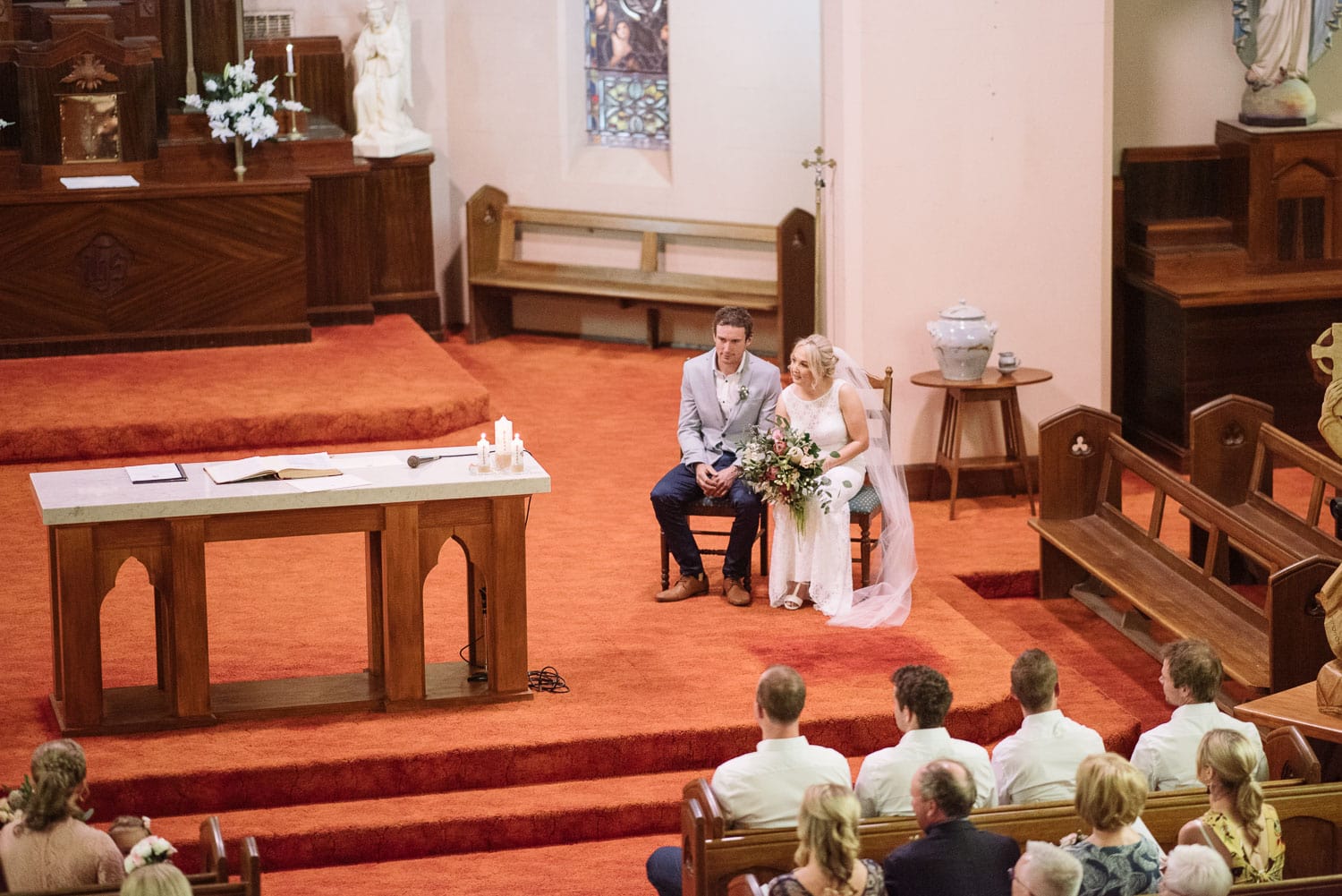 Wedding at St Brendan's near Colac