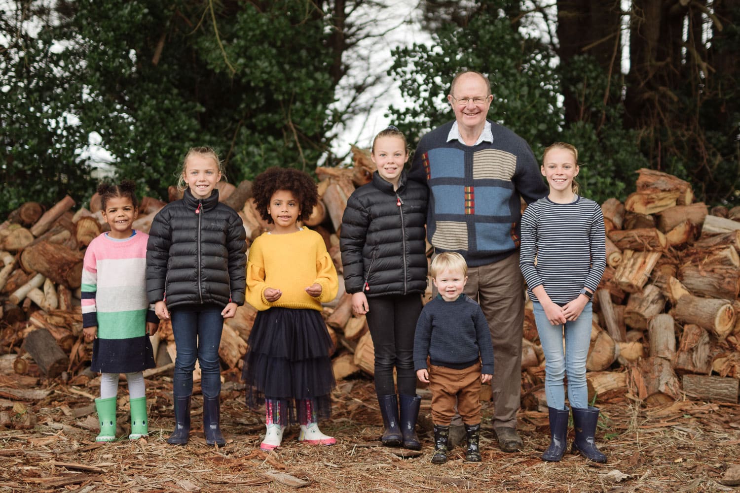 Fashionable children in the Otways