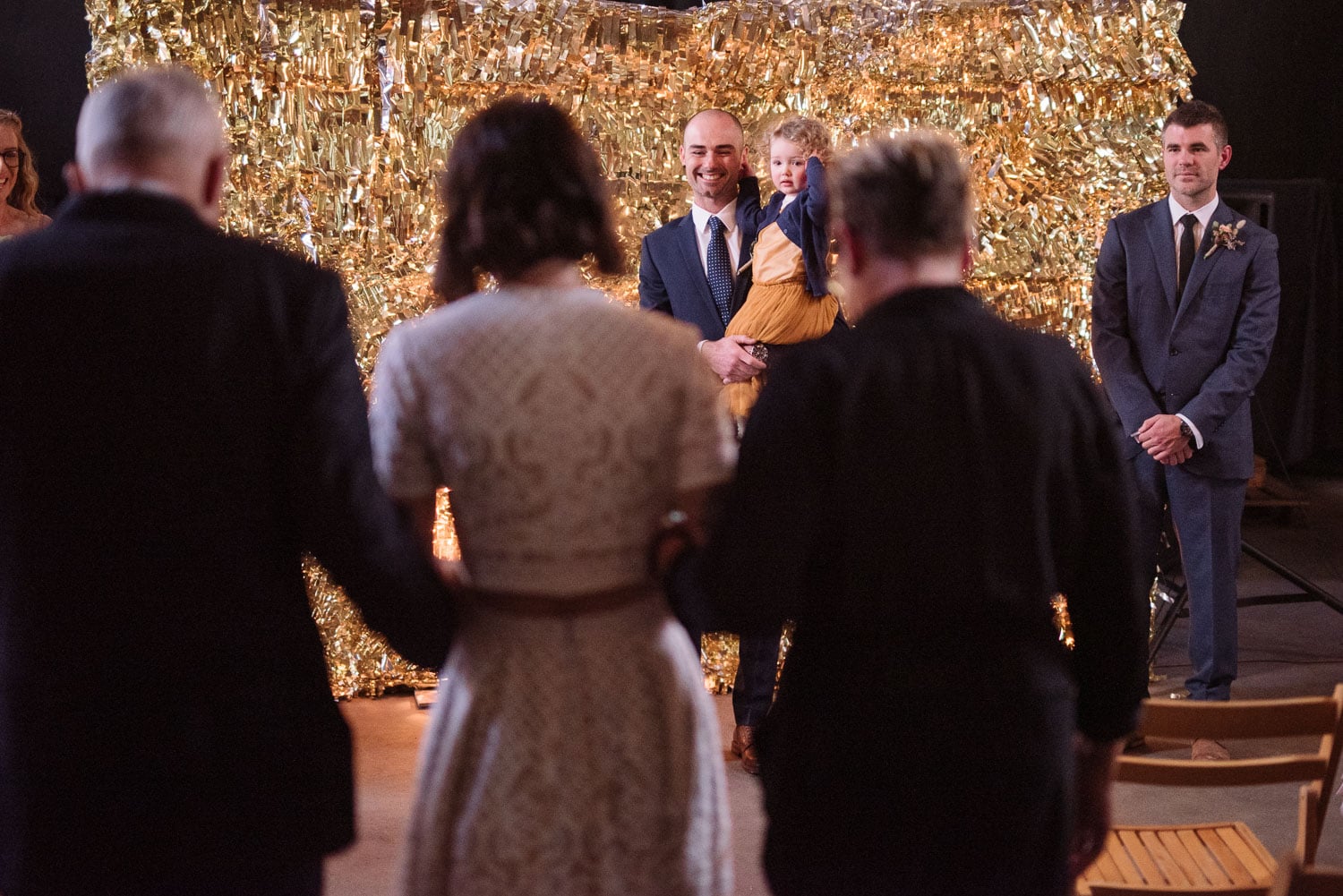 Groom sees bride for the first time at Sokil