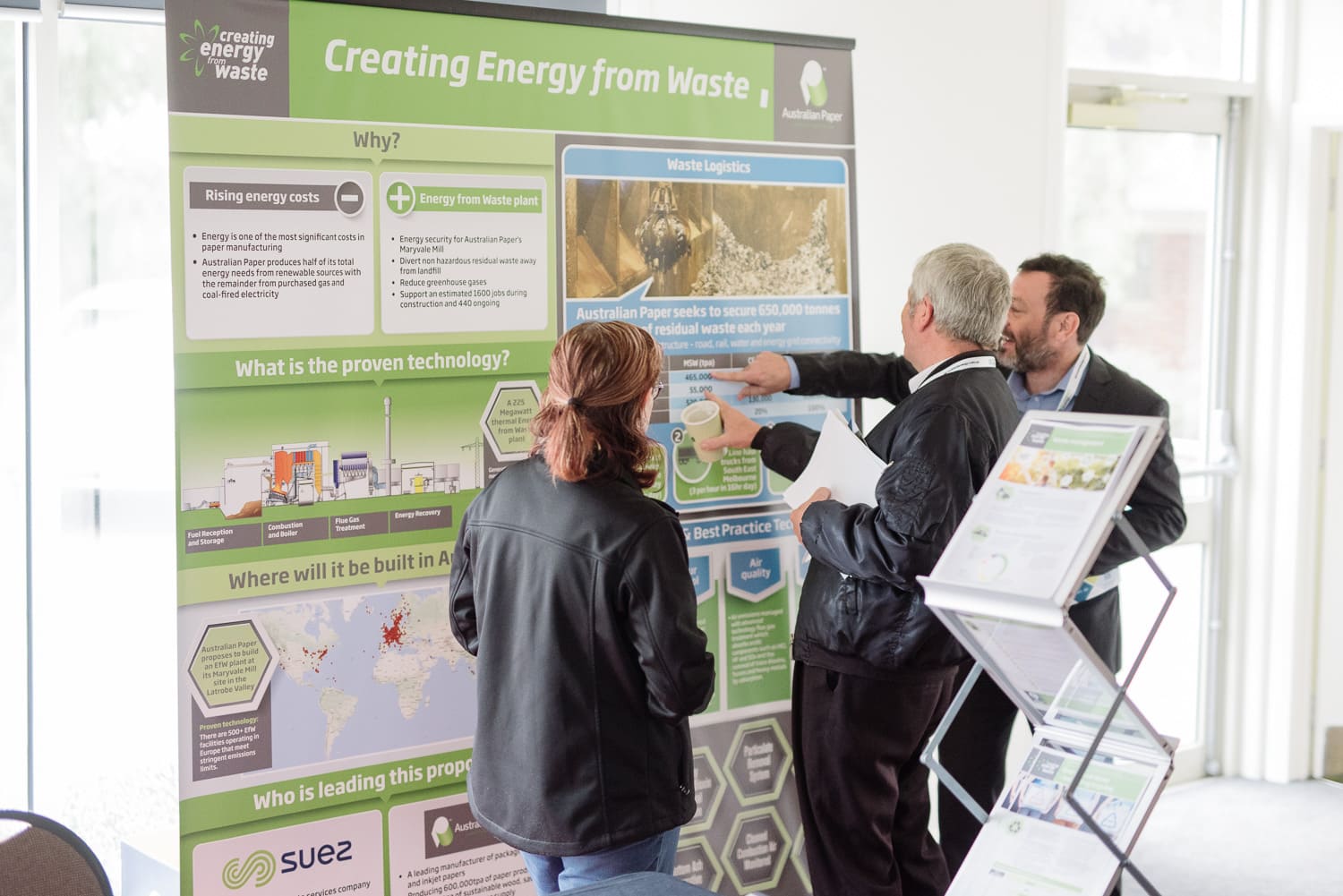 Welcome banner at the AWEF 2019 in Ballarat