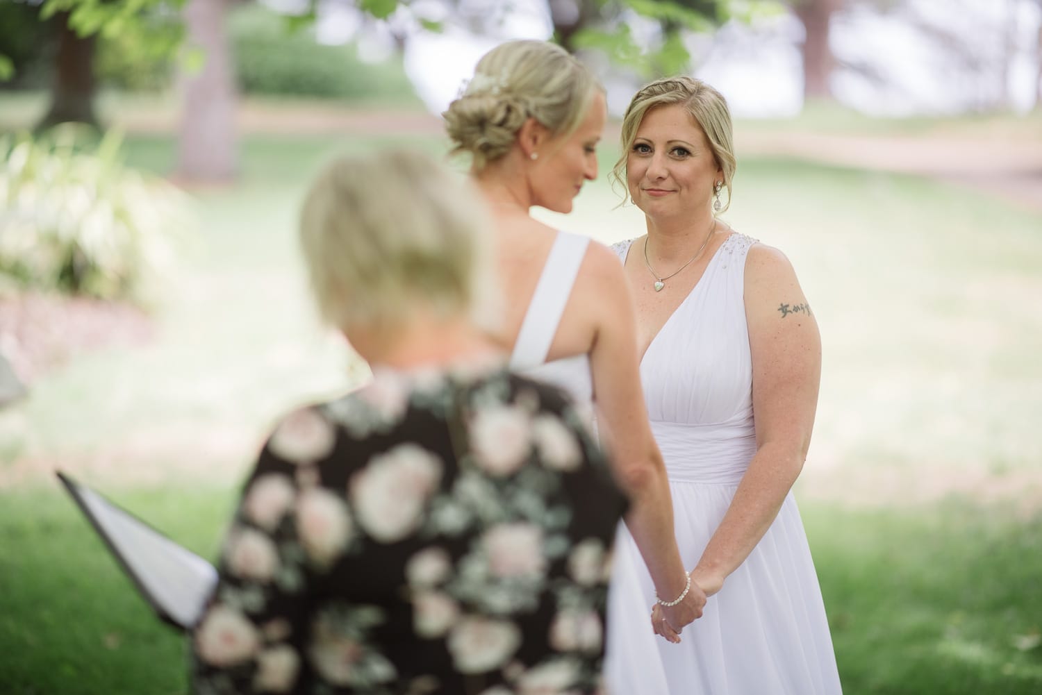 Colac gardens wedding ceremony