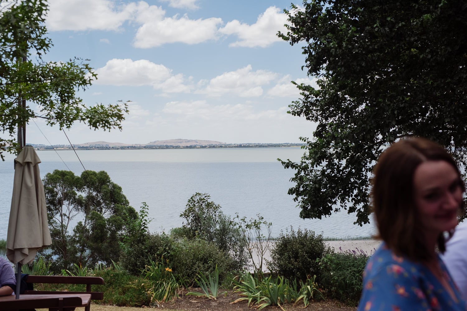 View over lake colac