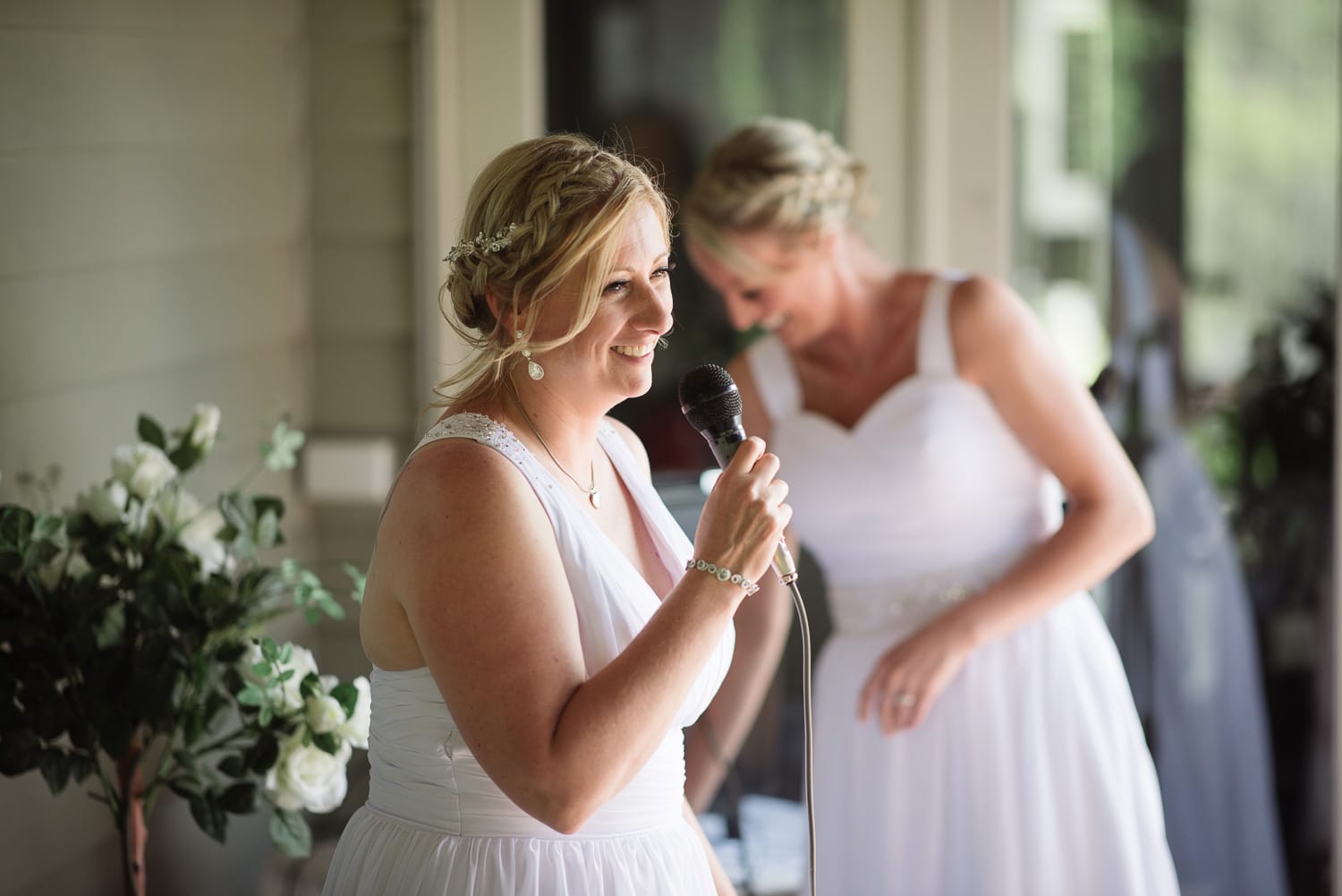Bride gives speech at same sex wedding in Colac