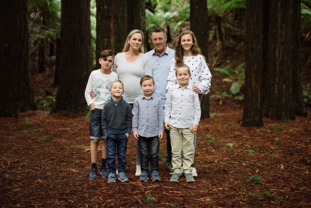 Family Portrait at the Redwoods in the Otways