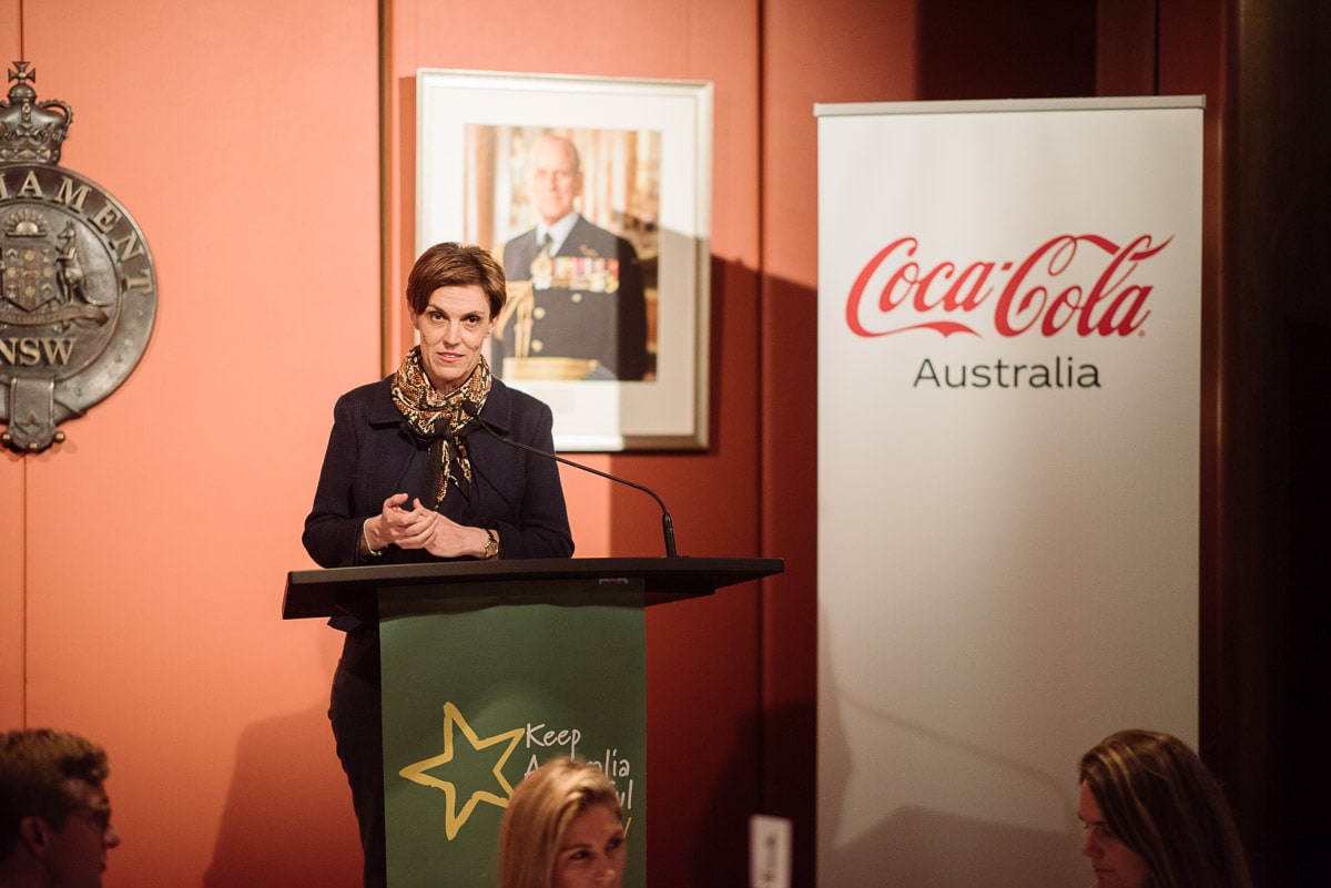 Christine Black Coca Cola at KAB NSW fundraiser