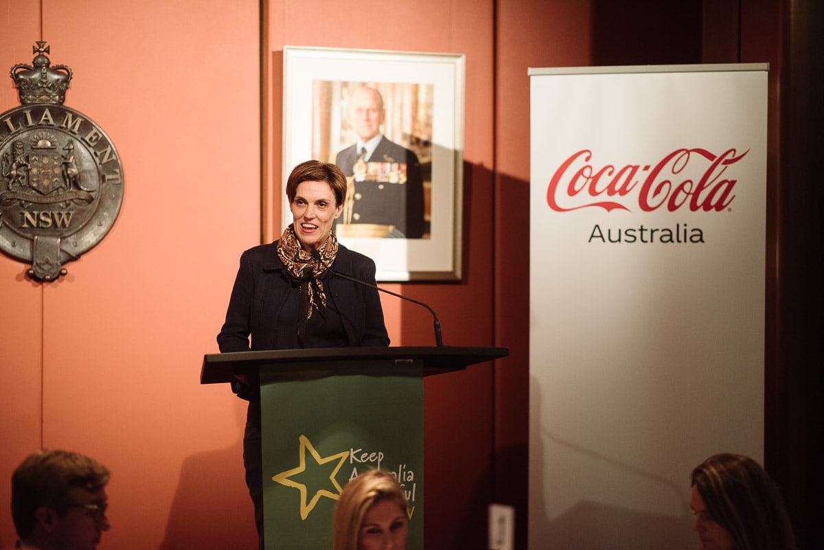 Christine Black from Coca Cola South Pacific