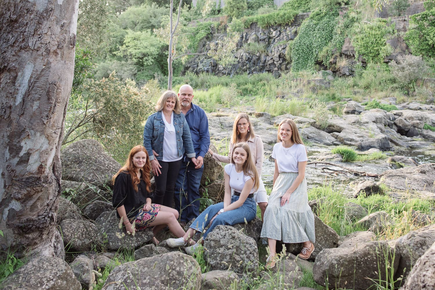 Buckley Falls family portraits