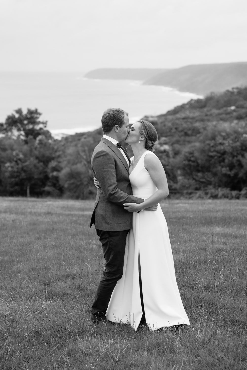 Bride and groom at The Elliot