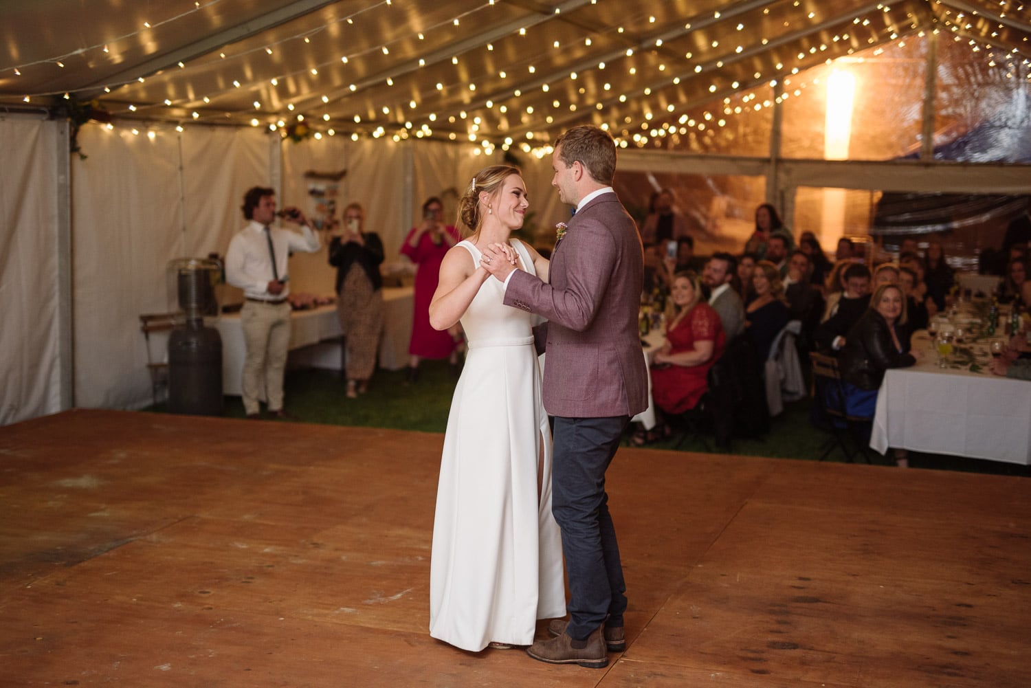 First Dance at the elliot wedding venue near Apollo Bay