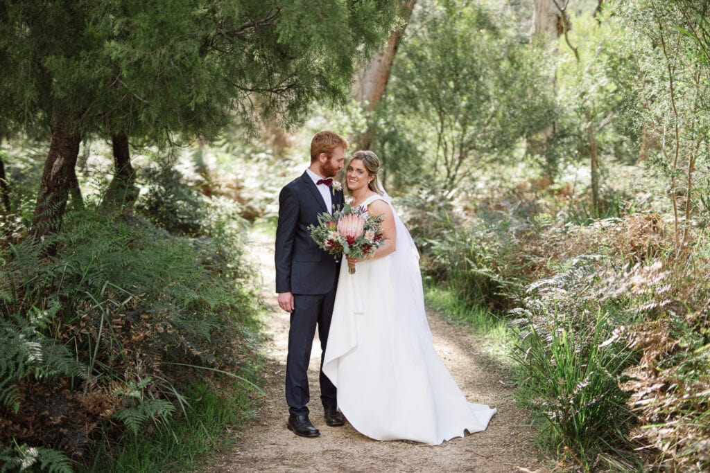 Halls Gap in the Grampians wedding portraits