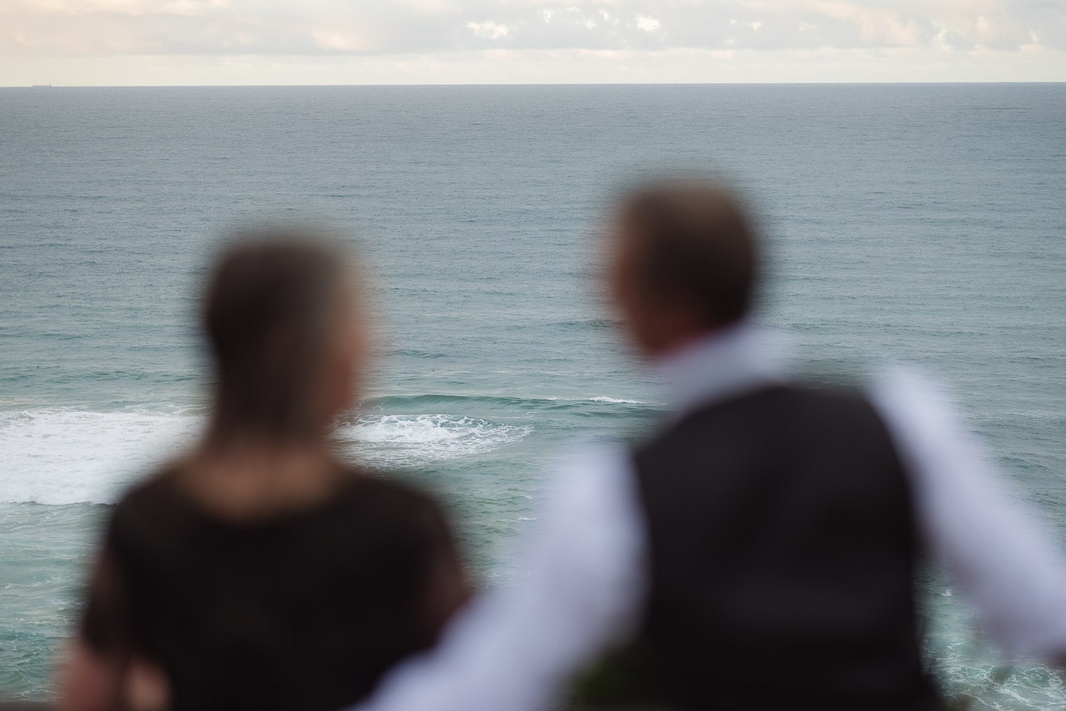 Looking over the ocean at Castle Cove in the Otways