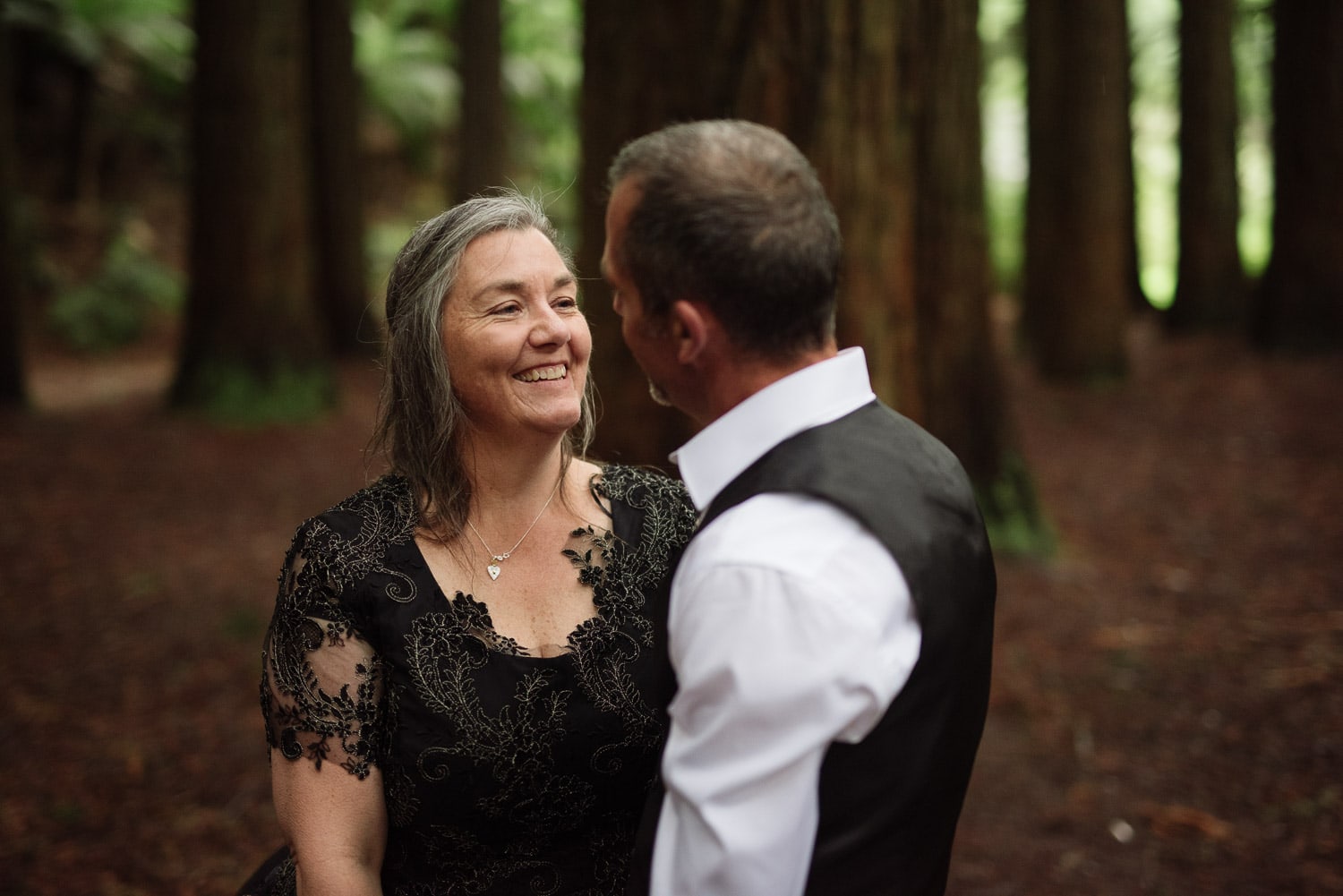 Bride and Groom in the Otways Redwoods