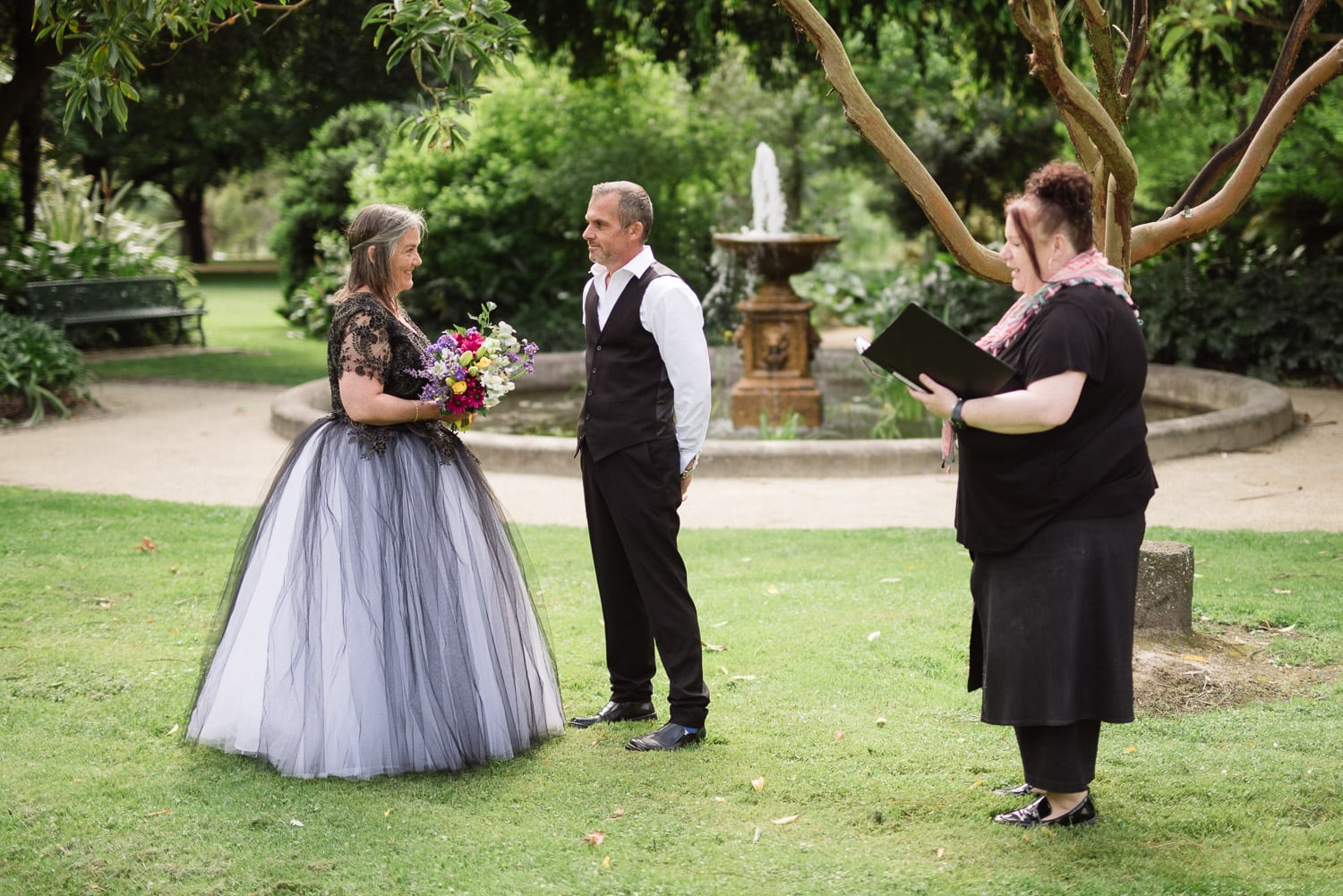 Bec and Ted getting married in Colac