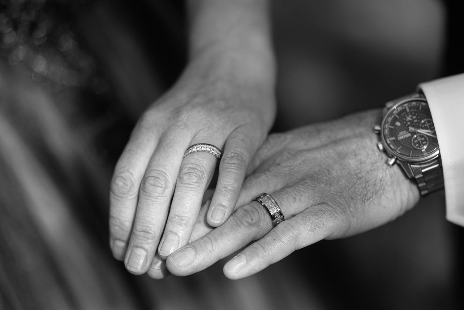 Colac Botanic gardens wedding rings