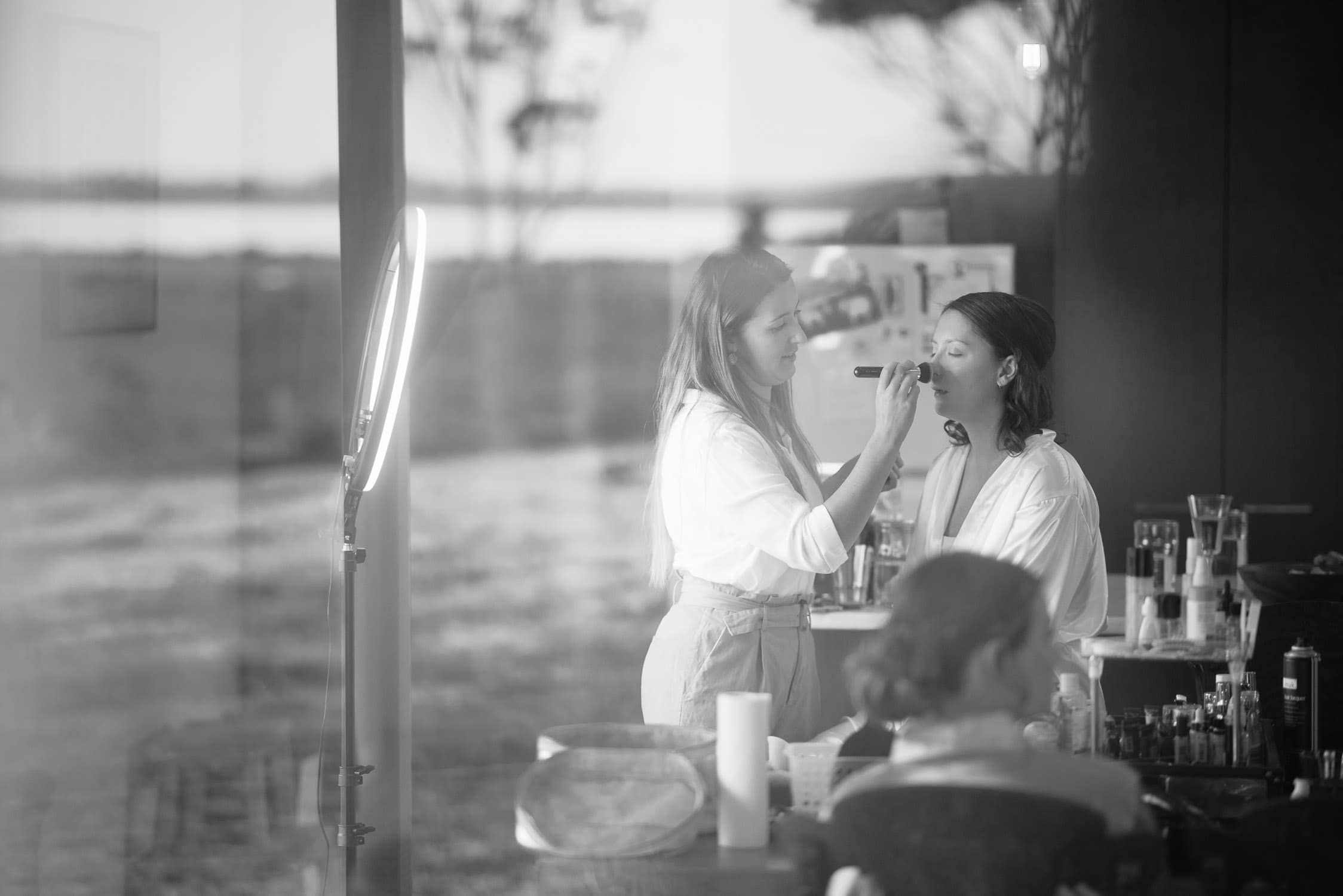 Bride getting ready in Beeac