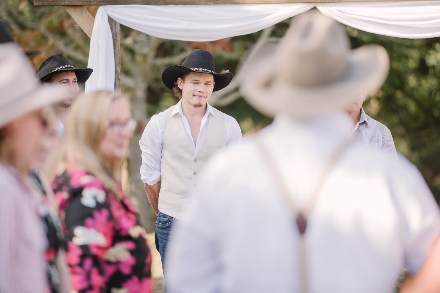 Country wedding near Colac