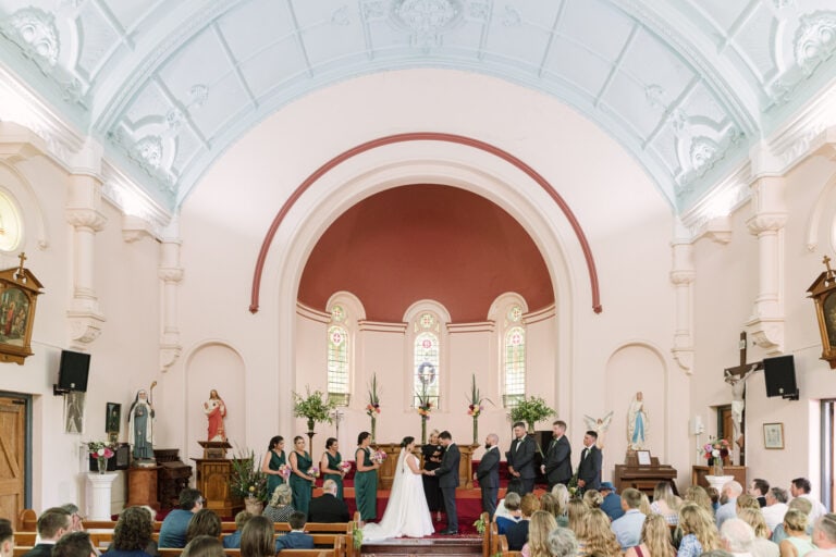 Wedding at St Brigid's Church in Koroit