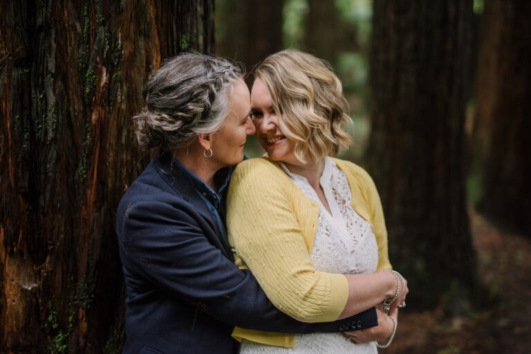 Same sex wedding in the Otways