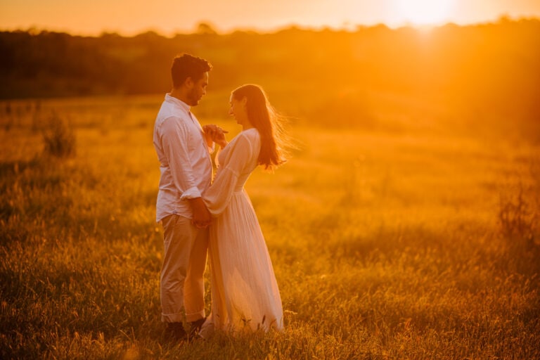 Sunset wedding photography in the Grampians