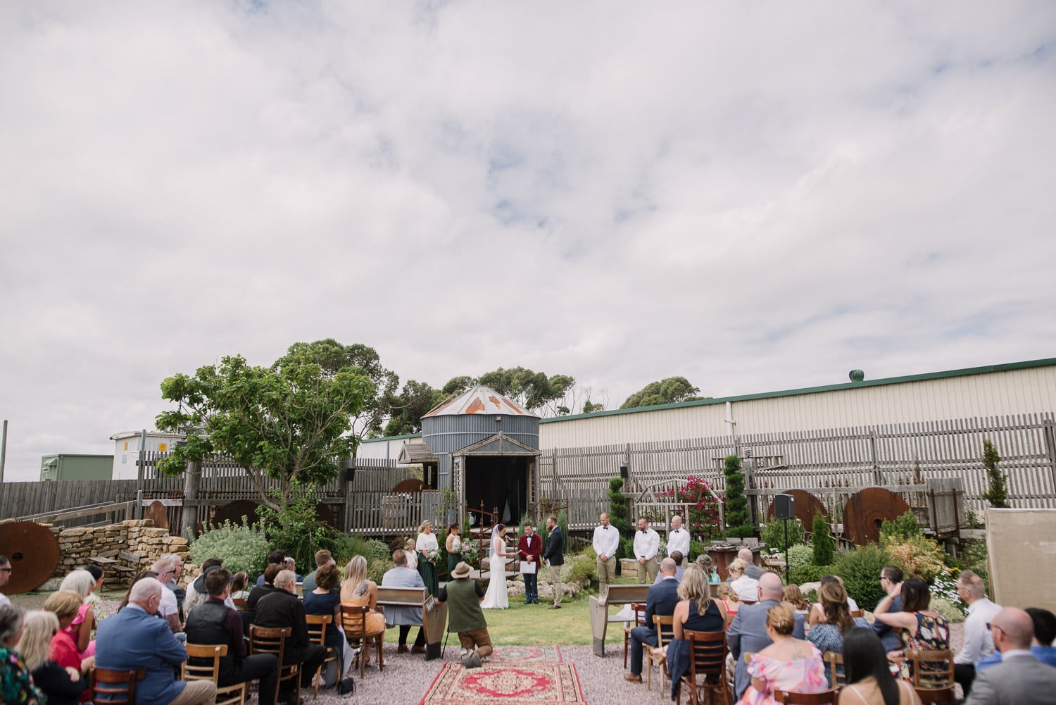 Wedding ceremony at the Koroit Stables