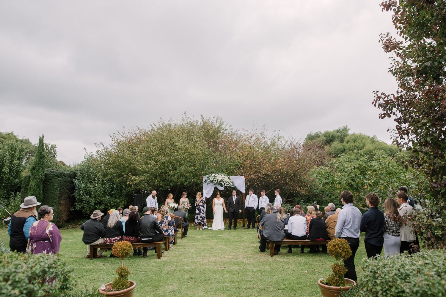 Wedding ceremony in full swing at Arun Dell on the Hill