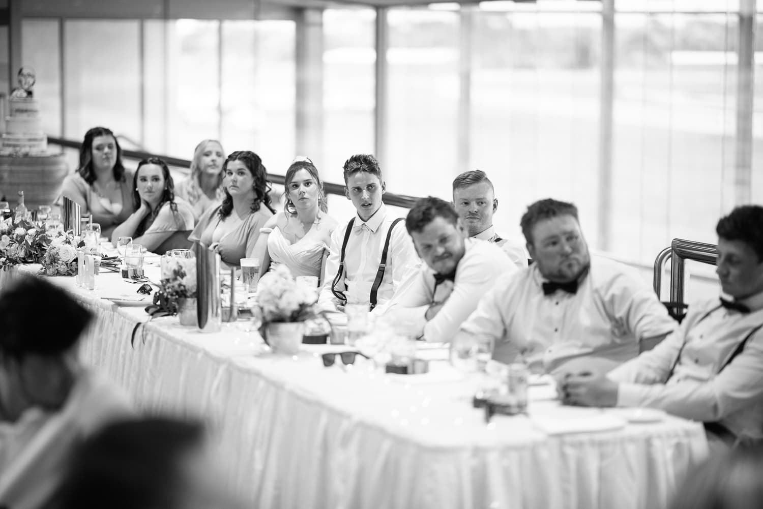 Bridal party at Warrnambool racecourse.