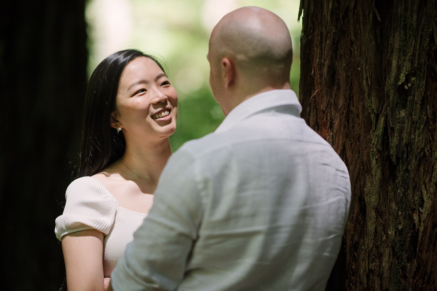 The california redwoods are an awesome place to elope