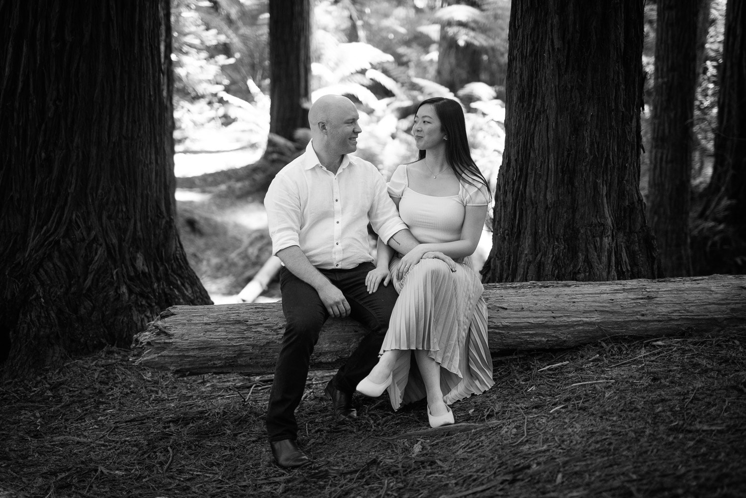 Couple in the forest