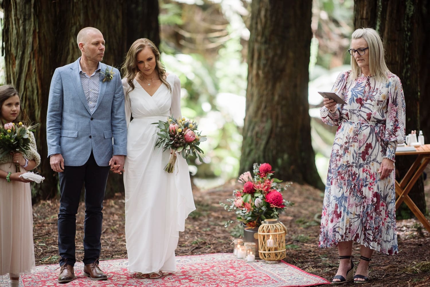 Redwood wedding ceremony