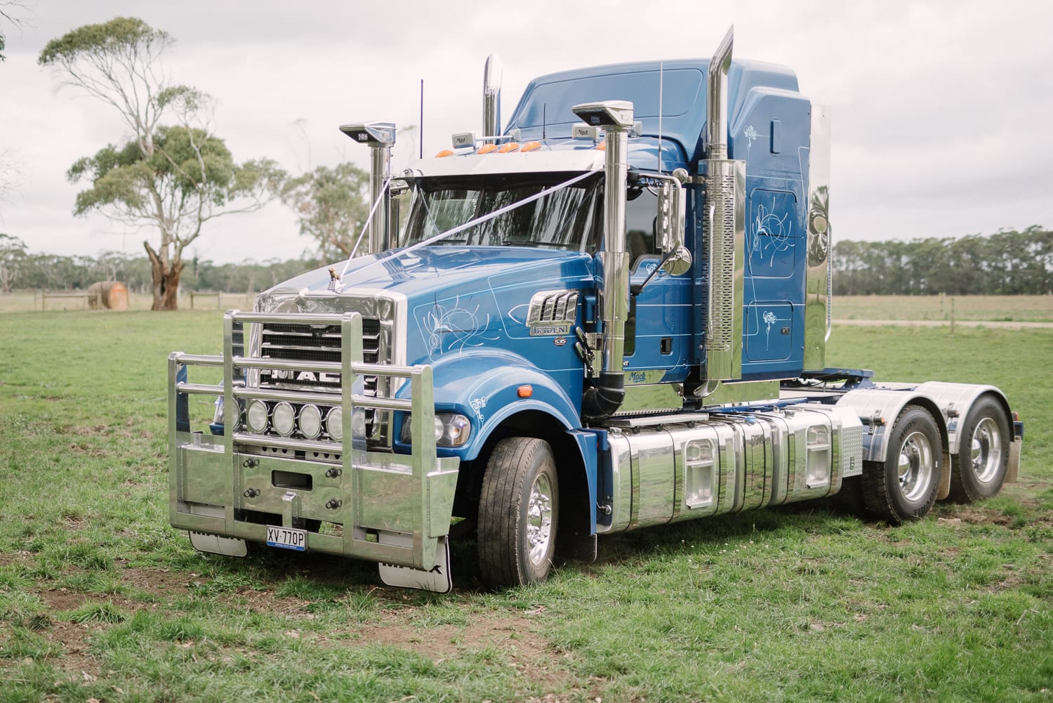 Prime mover as a wedding car