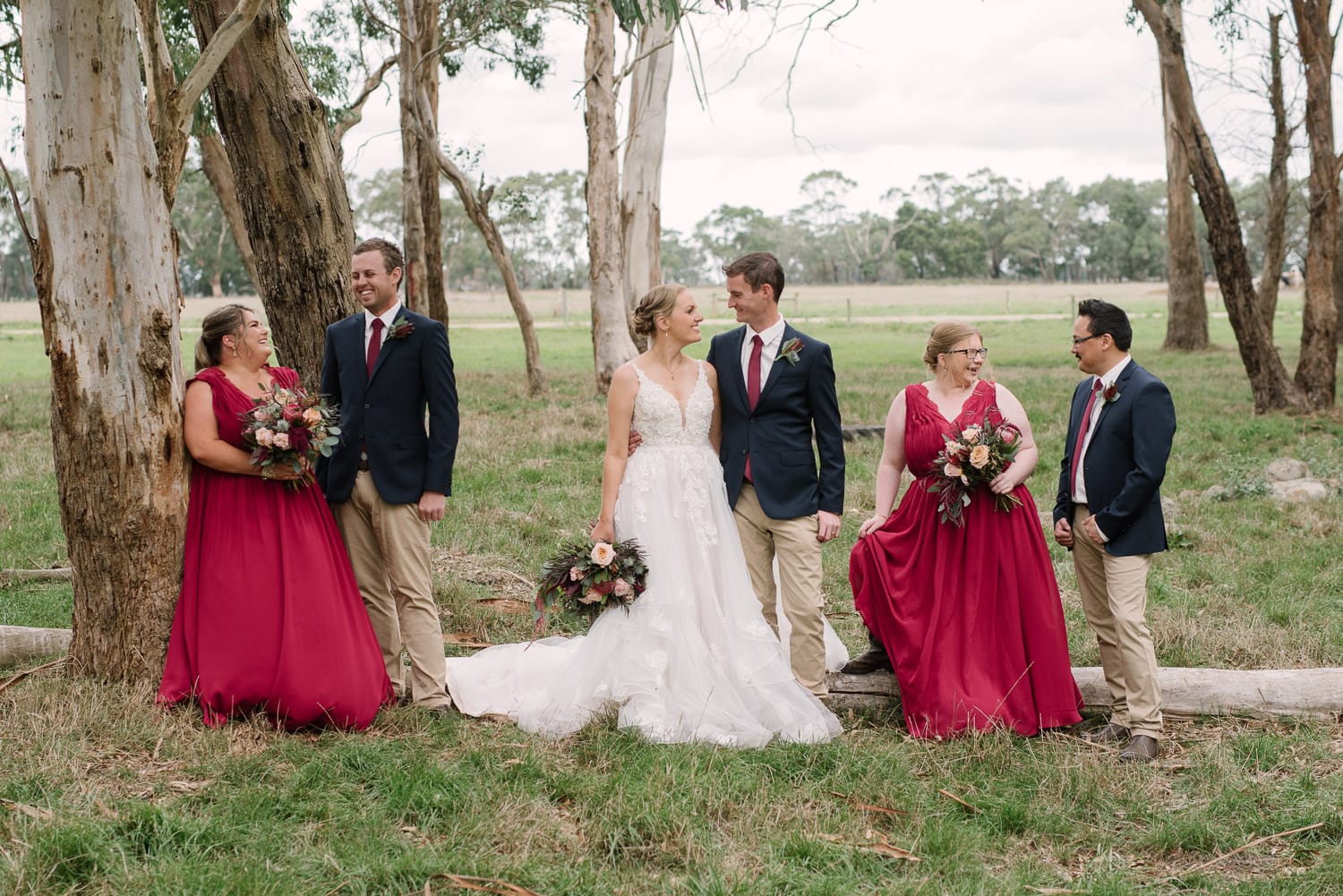 Bridal party in Brucknell