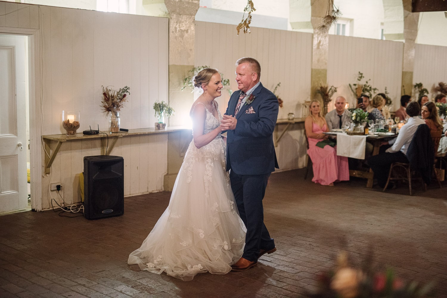 Bride and Father dance at Moloney rooms