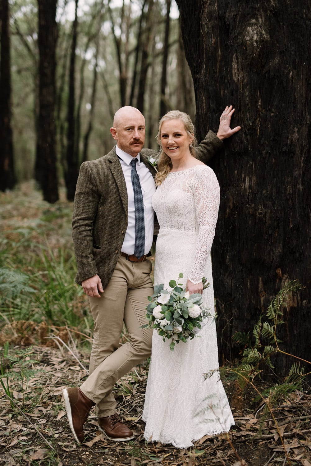 Bride and Groom in the Otways