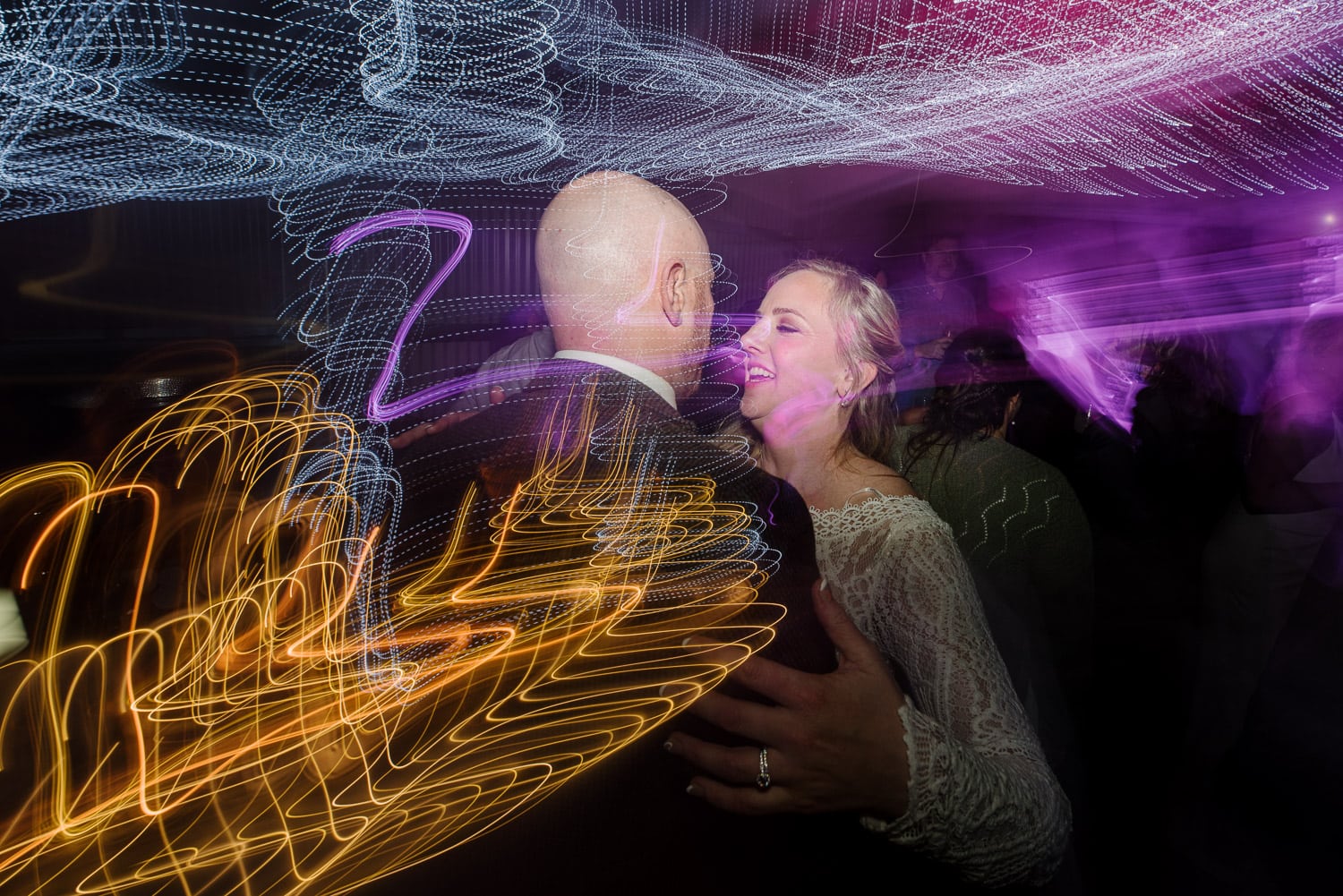 Bride and Groom on the dancefloor