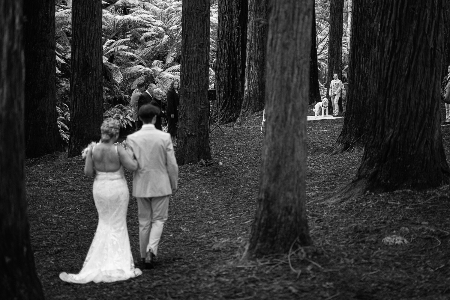 Groom waiting for his bride