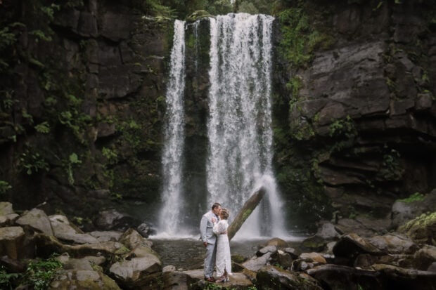 Otways wedding at Hoptoun Falls