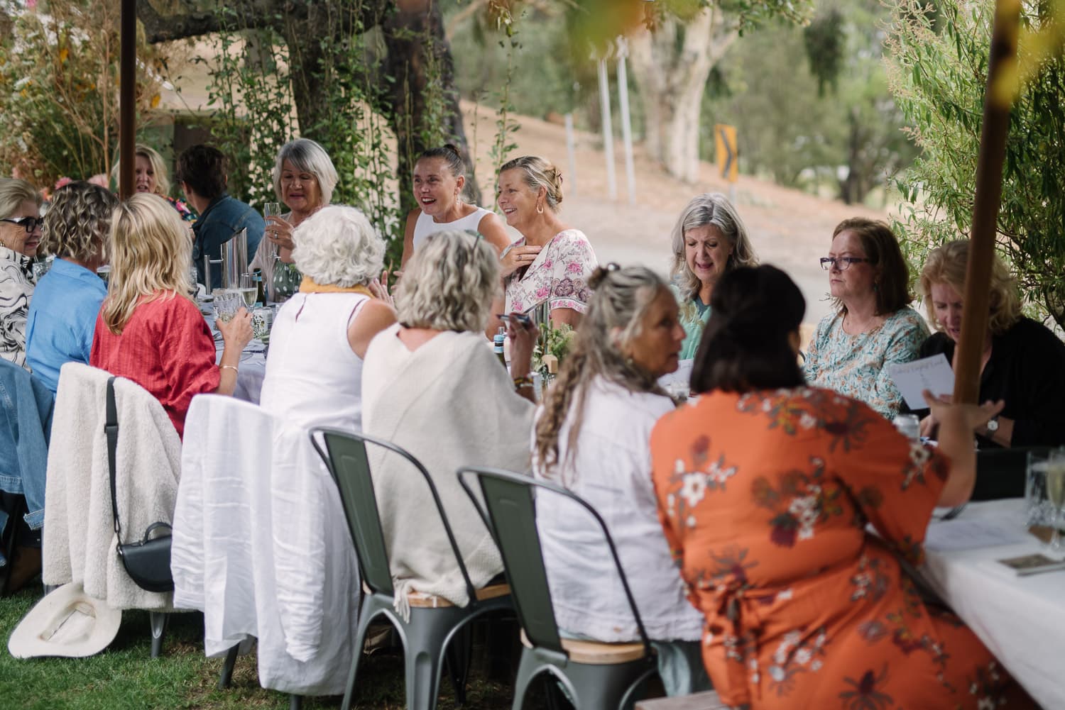 People enjoying lunch at Lake View Cafe in Colac