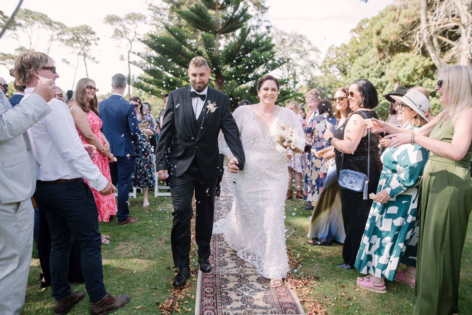 Warrnambool botnaic gardens wedding ceremony